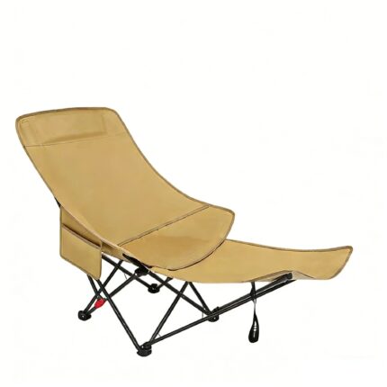 Three-way adjustable portable half-round recliner chair