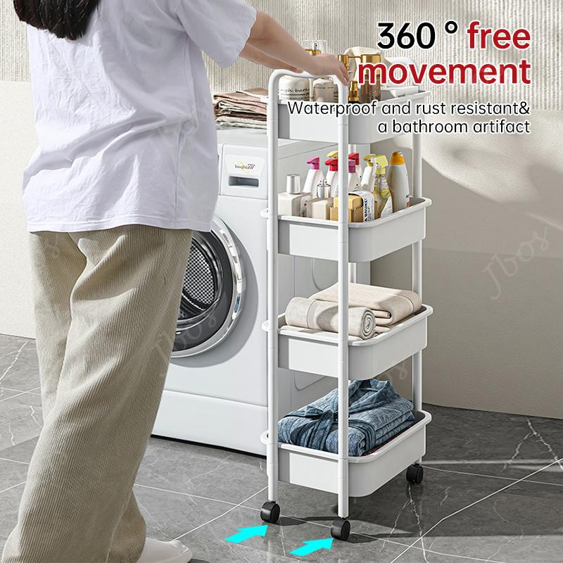 Pemasang mainan mudah dipasang dengan roda mudah dipasang untuk rak penyimpanan kereta pejabat dengan roda kereta roda perabot pejabat rak sampu - Image 5